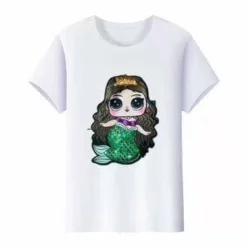 Lola + The Boys LED Doll Mermaid Eyes Tee