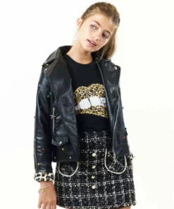 Lola + The Boys Leopard Lips T-shirt