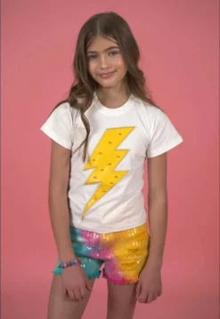Lola + The Boys Lightning Bolt T-Shirt Girls