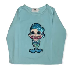 Lola + The Boys Mermaid Hug Long Sleeve Shirt