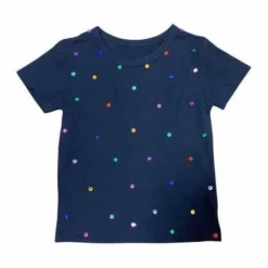 Lola + The Boys Girls Rainbow Gem T-Shirt