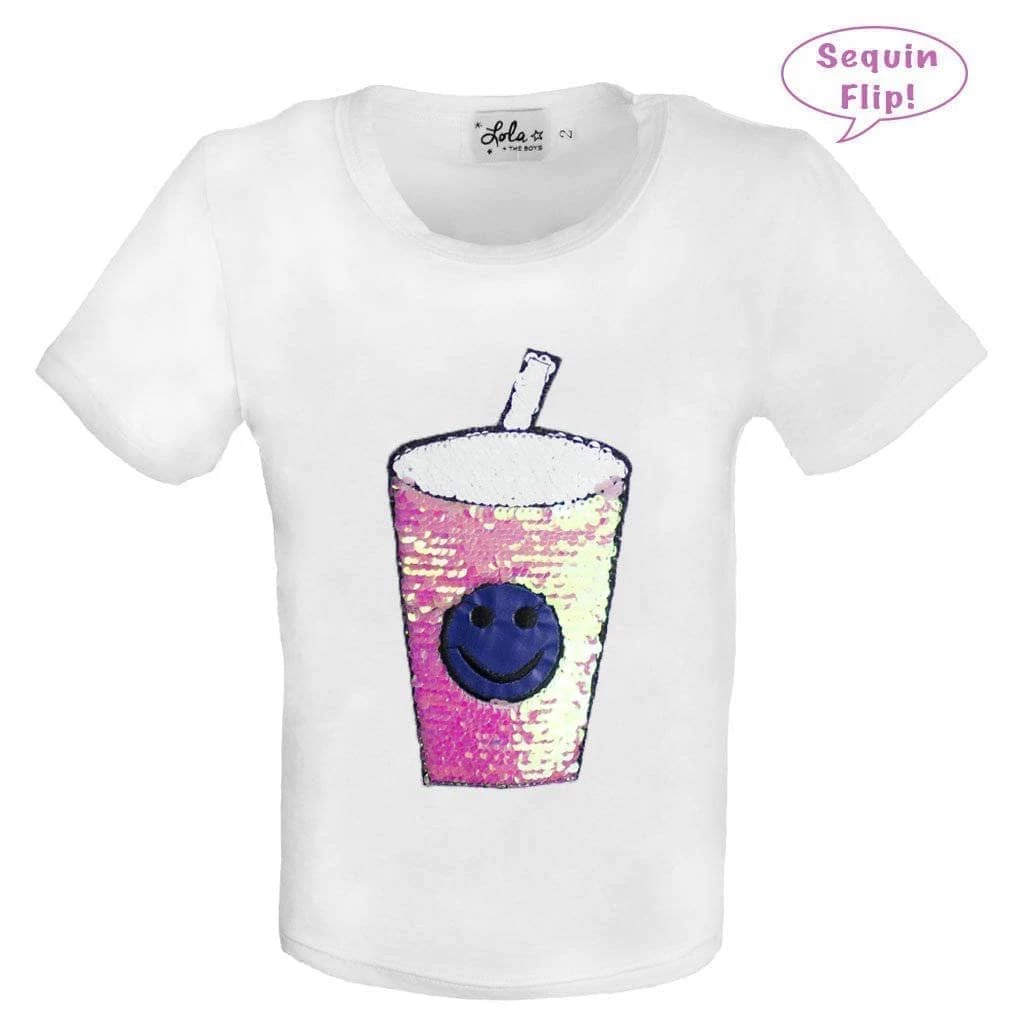 Lola & The Boys Smoothie Flip T-shirt Girls 3 Lola & The Boys Smoothie Flip T-shirt Girls