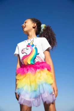 Lola + The Boys Unicorn Jewel T-shirt