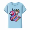 Lola + The Boys Unicorn Love Rainbow LED Doll Tee