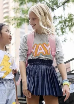 Lola + The Boys YAY Patch Sweatshirt