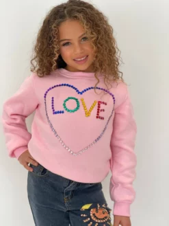 Lola + The Boys Light Bright Love Sweatshirt