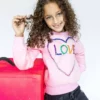 Lola + The Boys Light Bright Love Sweatshirt