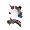 Lola + The Boys Unicorn And Shooting Star Clips Girls