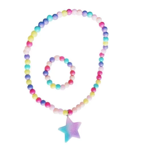 Lola + The Boys Beaded Necklace And Bracelet Set Jewelry