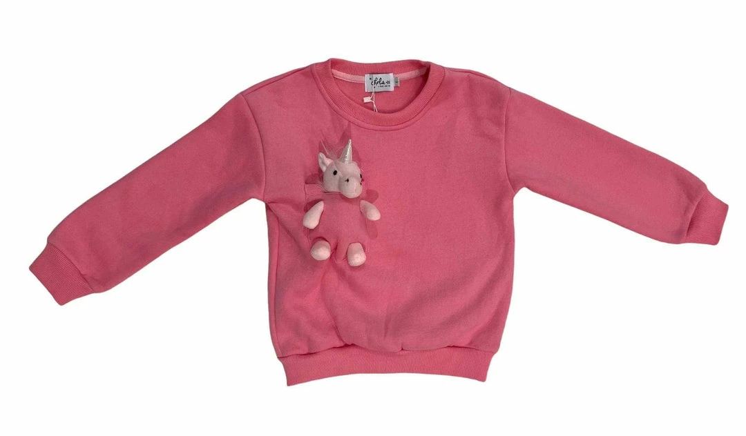Lola + The Boys Unicorn Crewneck Pink New Arrivals 4 Lola + The Boys Unicorn Crewneck Pink New Arrivals