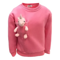 Lola + The Boys Unicorn Crewneck Pink New Arrivals